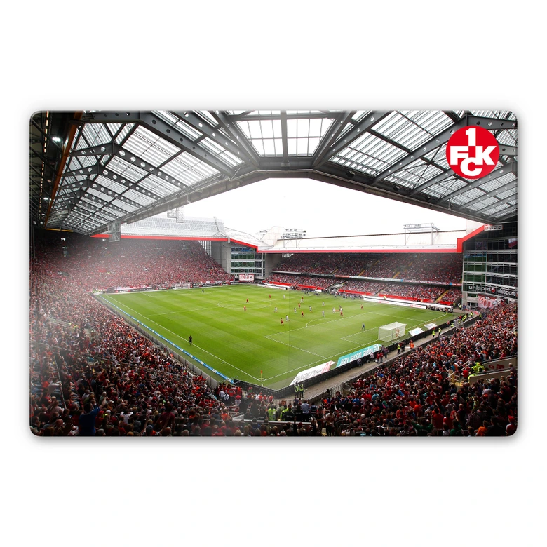 Glasbild 1. FC Kaiserslautern - Stadion Innenansicht 