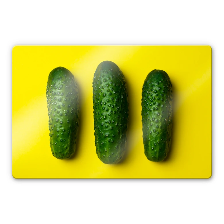 Glasbild Saure Gurken 
