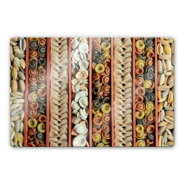 Glasbild Pasta Collection 