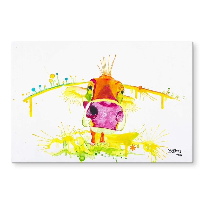 Glasbild Buttafly - Crazy Calf 