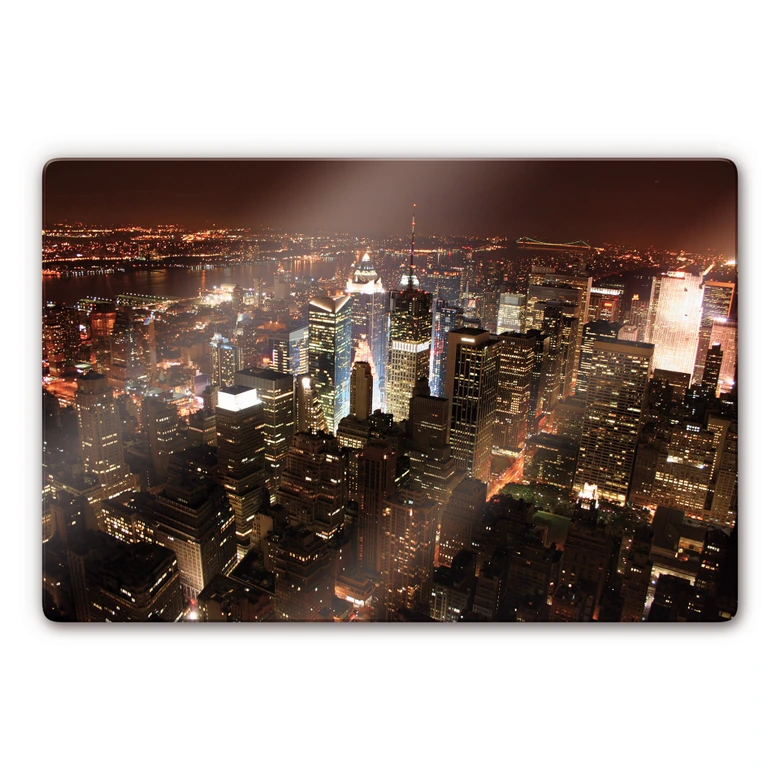 Glasbild Manhattan 