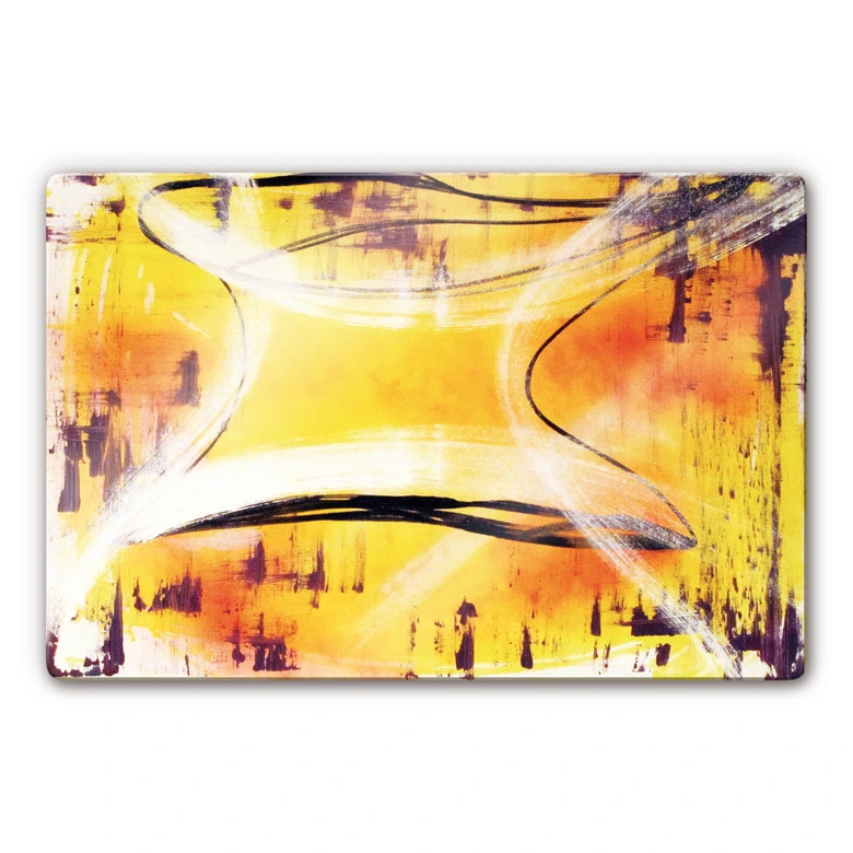 Glasschilderijen Suede - dekoratieve kunst 