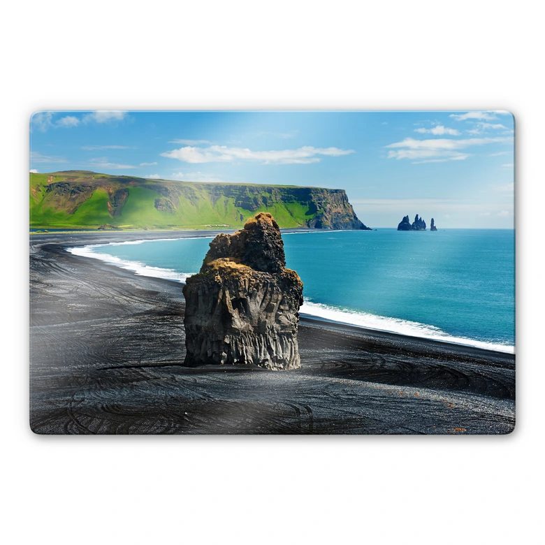 Glasbild Cape Dyrholaey 