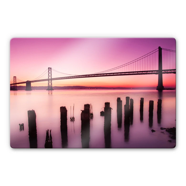 Glasbild San Francisco Bay 