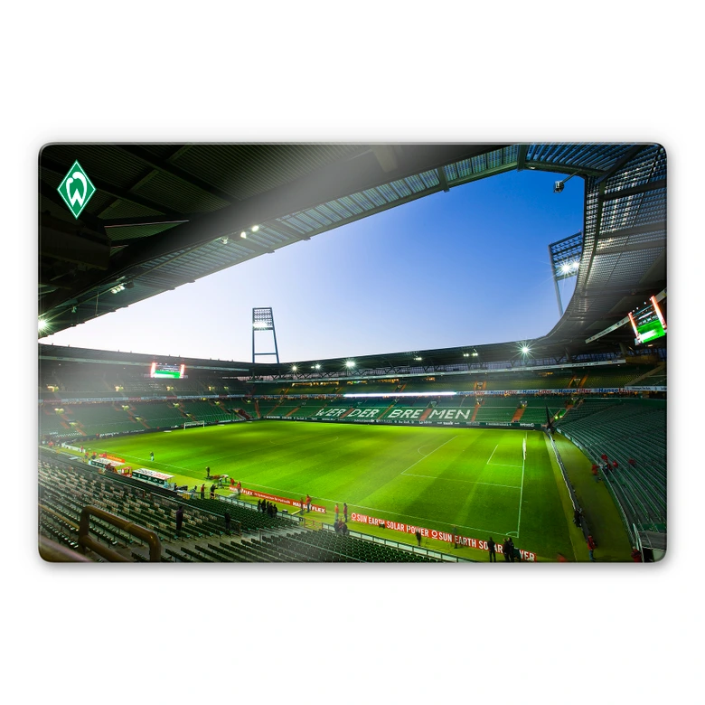Tableau en verre - L'ntérieur du stade de Bremen  