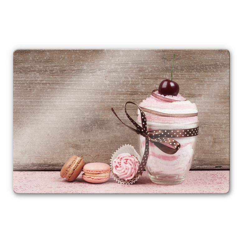Glasbild Sweet Dessert 
