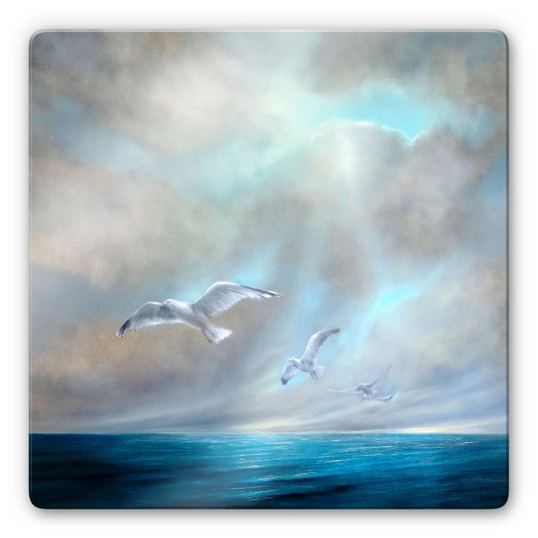 Glasbild - Schmucker - Frei sein 
