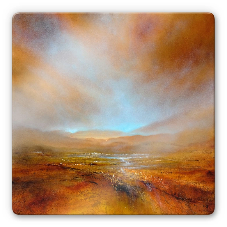 Glasbild - Schmucker - Herbstliches Licht 