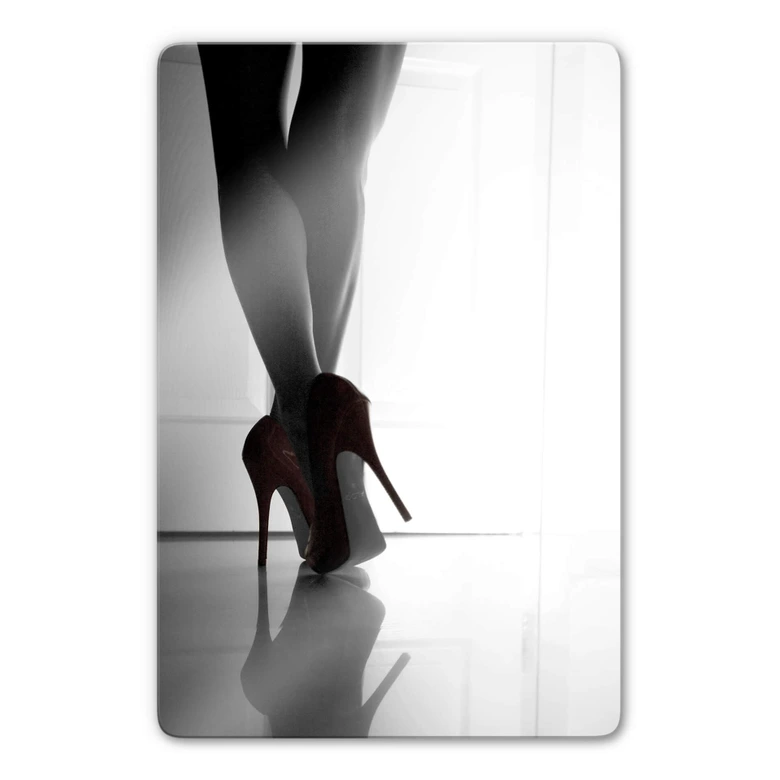Glasbild Schottstaedt - Red Heels 