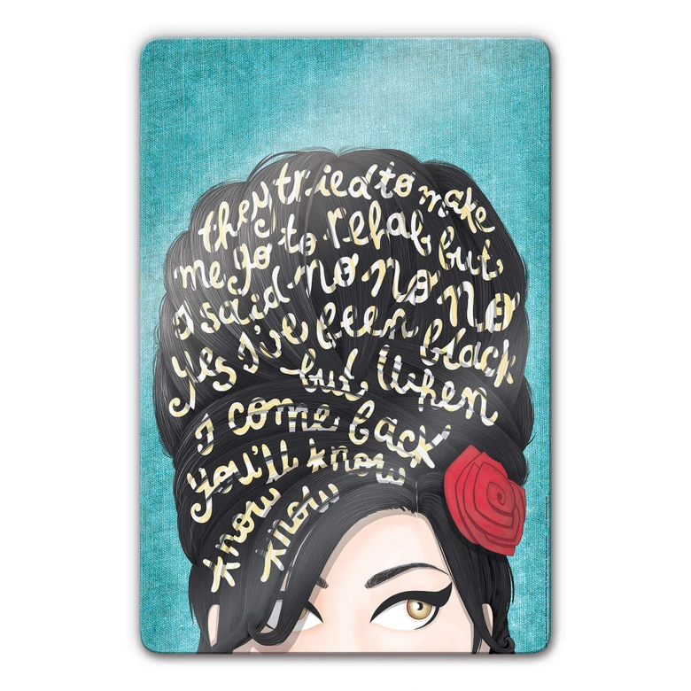 Glasbild Tohmé - Amy Winehouse: Rehab 