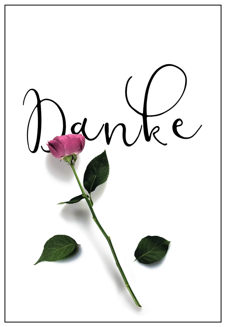 Gutschein Danke 