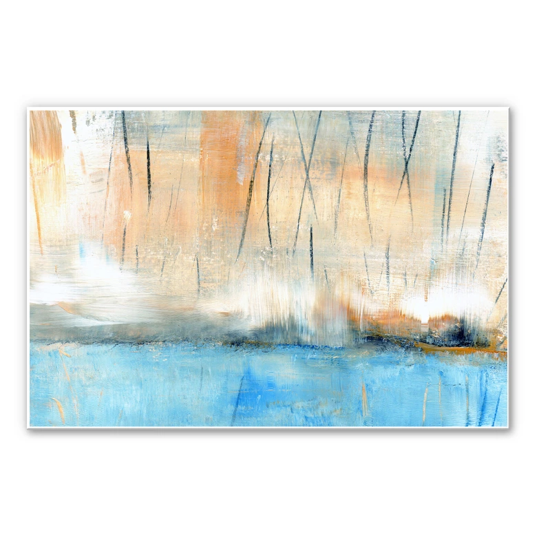 Wandbild Niksic - Wasserblau 