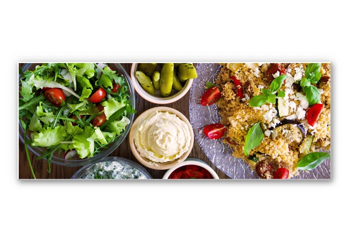 Wandbild Antipasti 
