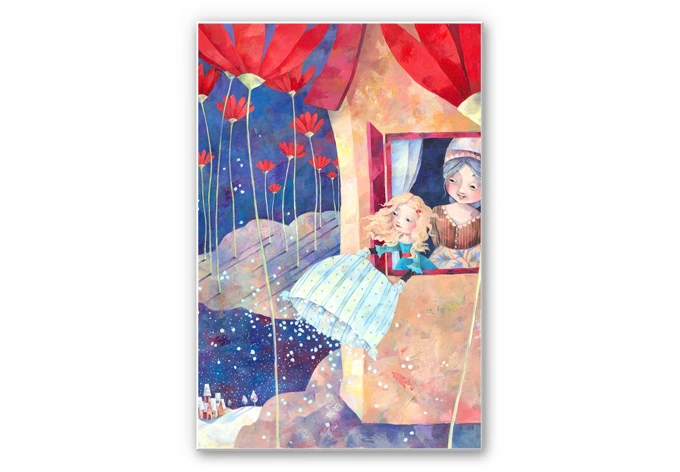 Wandbild Blanz - Frau Holle 