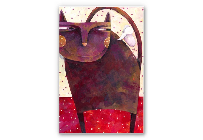 Wandbild Blanz - Katz & Maus 