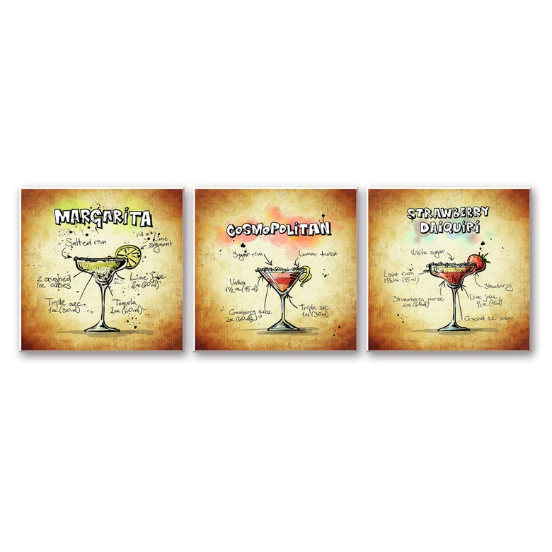 Tableau Forex - Cocktails Set 01 (3 parties) 