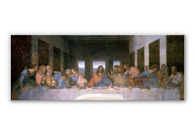Wandbild Da Vinci - Das letzte Abendmahl - Panorama 