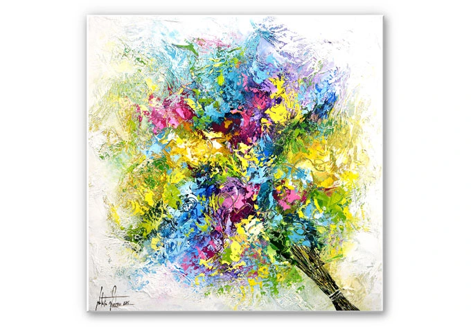 Wandbild Fedrau - Lass Blumen sprechen 02 