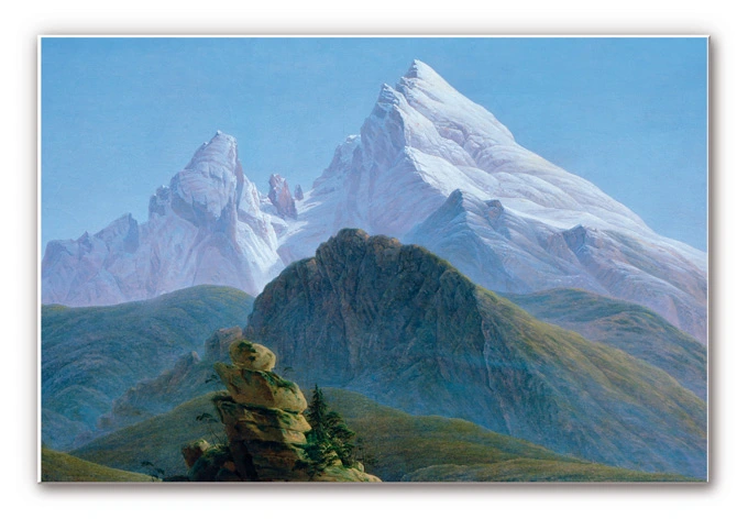 Wandbild Friedrich - Der Watzmann 