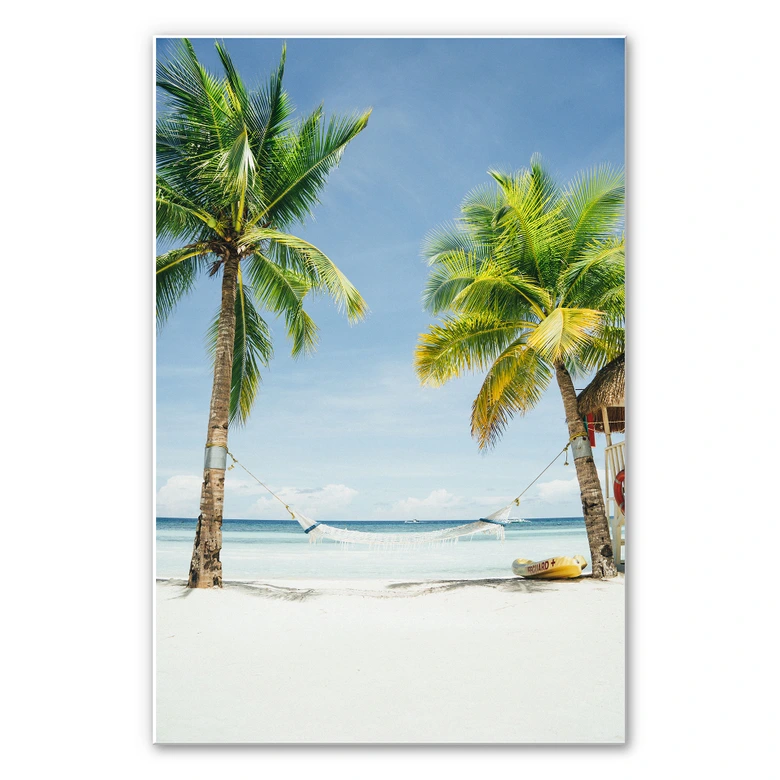 Wandbild - Hammock in Paradise 