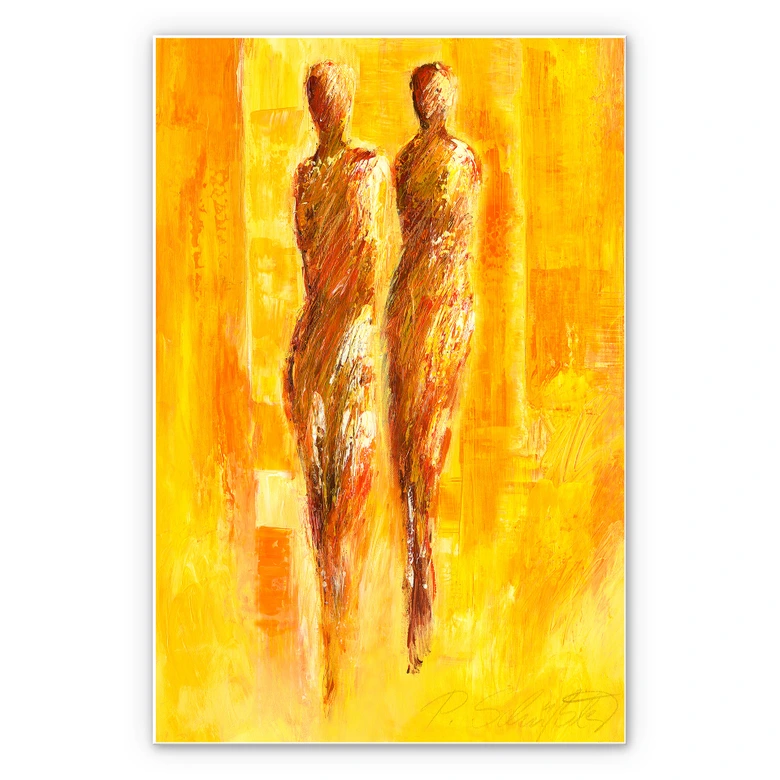 Wandbild Schüßler - Die Begegnung 