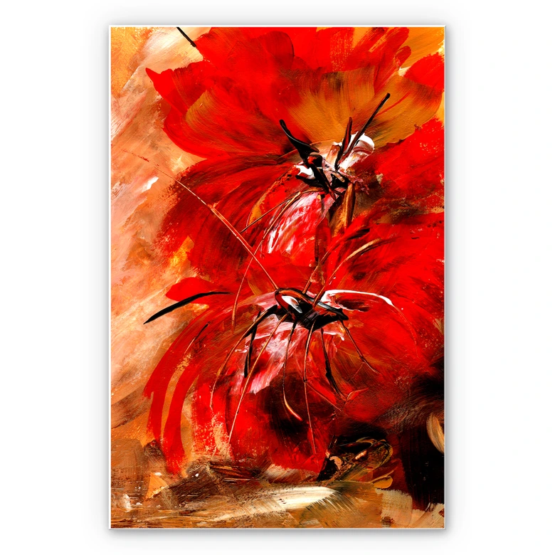 Wandbild Niksic - Feuerblumen 