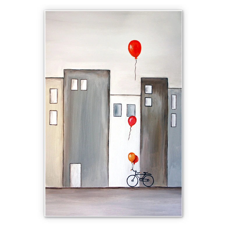 Wandbild Melz - Der Ballonverkäufer 
