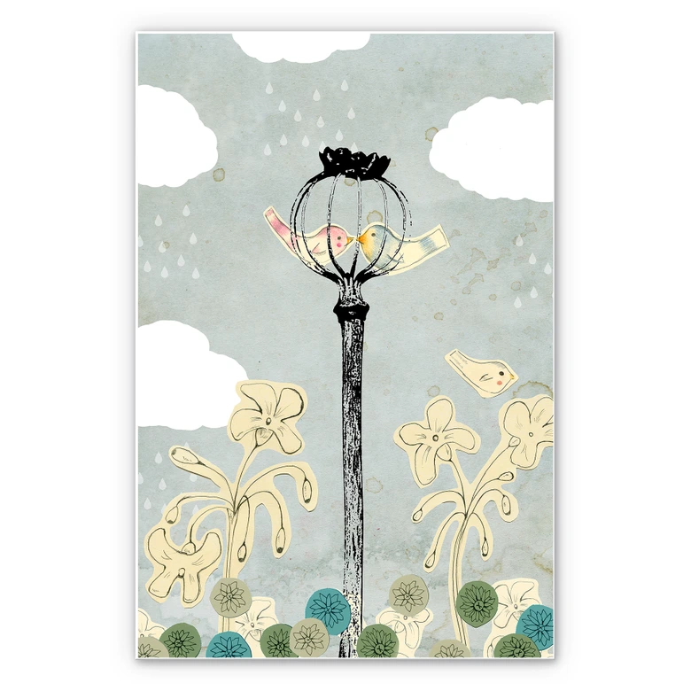 Wandbild Loske - Mohnblume 