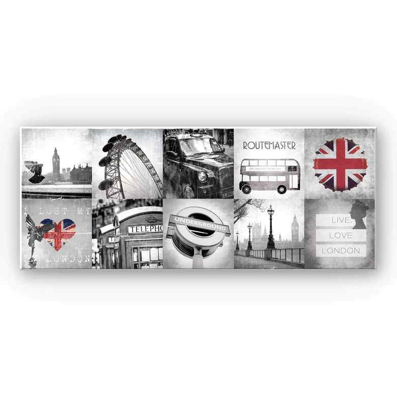 Wandbild Impressions of London - Panorama 