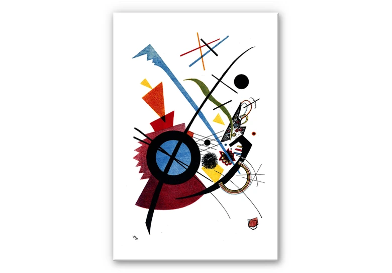 Wandbild Kandinsky - Violett 