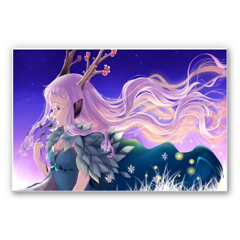 Wandbild La Doll Blanche - Lumi 