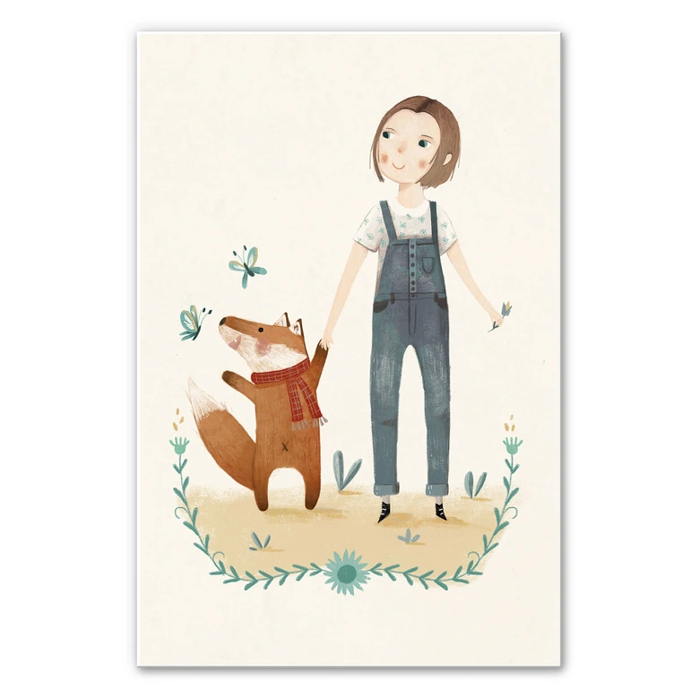 Wandbild Loske - Der Spaziergang 