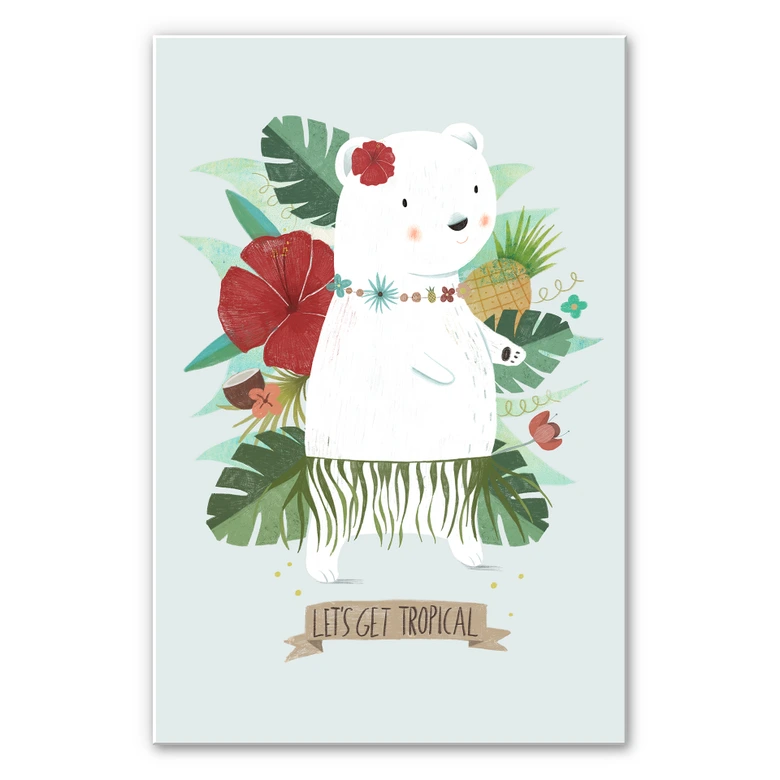 Wandbild Loske - Let´s get tropical 