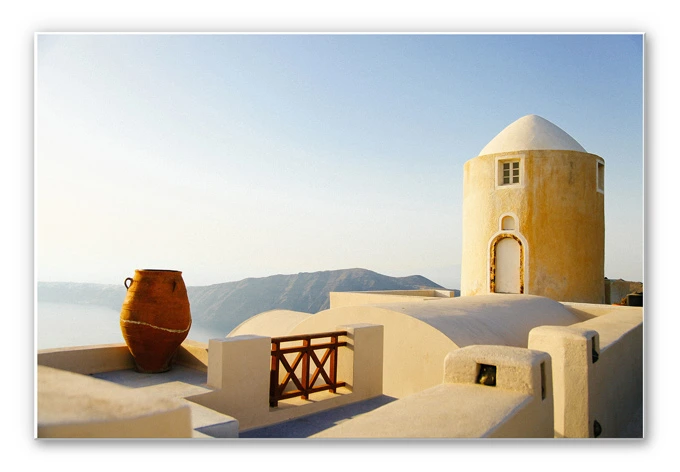 Wandbild Mediterrane Aussicht 