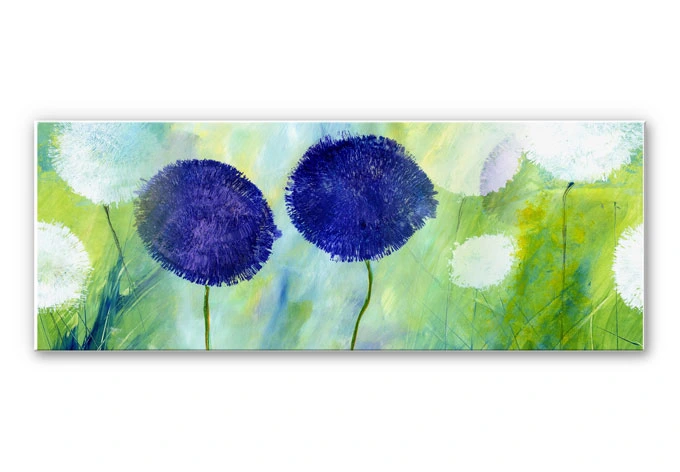 Wandbild Niksic - Allium Purpur - Panorama 