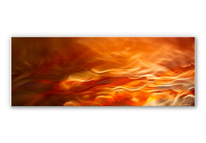 Wandbild Marthinussen - Burning Water - Panorama 