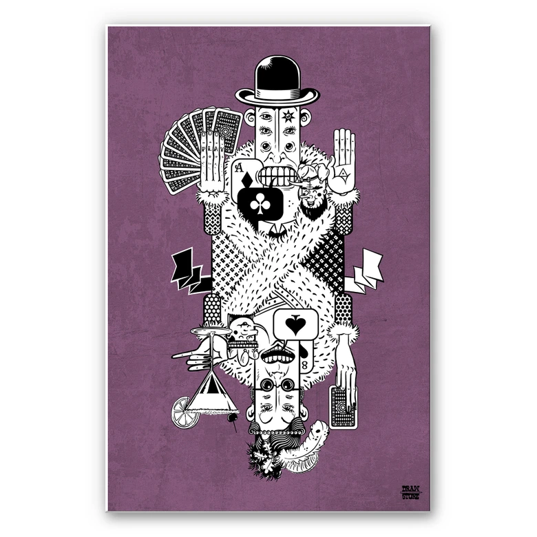 Wandbild Drawstore - Playing Cards 