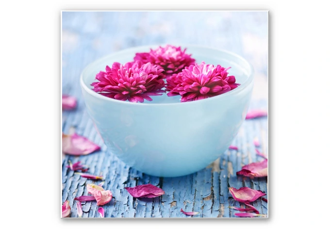 Wandbild Wellness Ambiente - quadratisch 