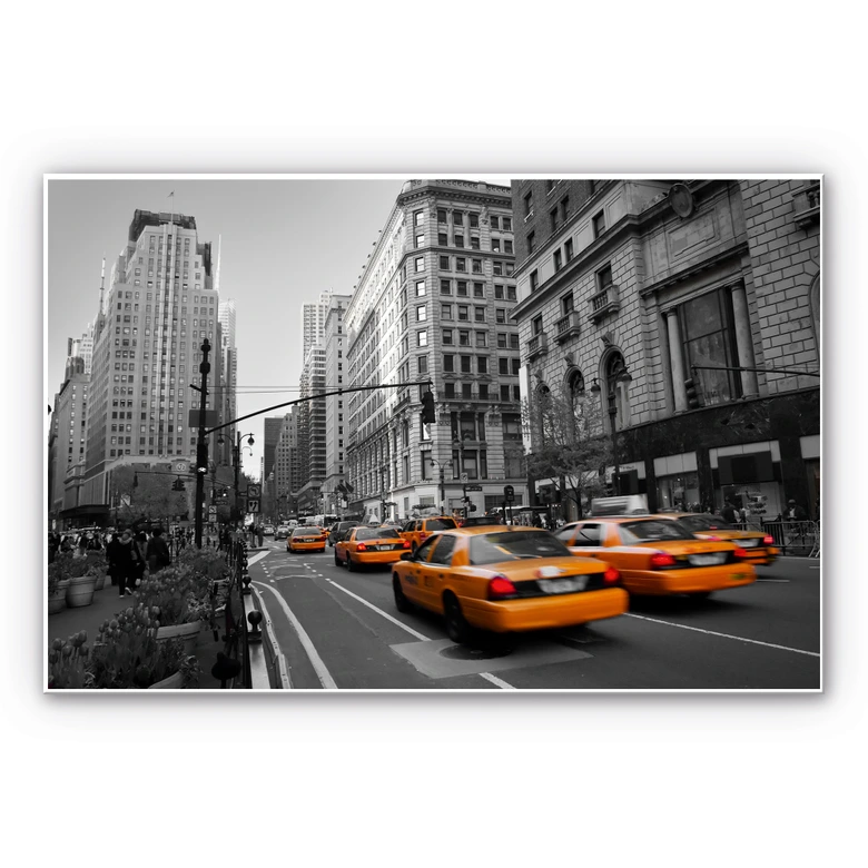 Wandbild Cabs in Manhattan 