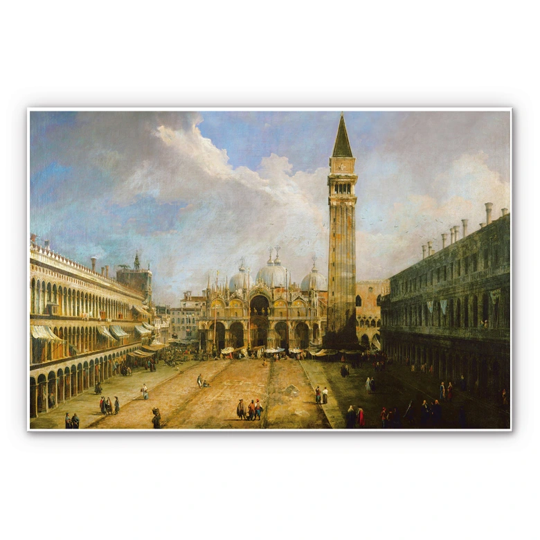 Wandbild Canaletto - Die Piazza San Marco 