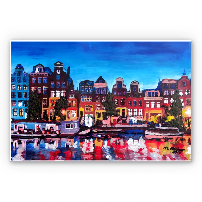 Wandbild Bleichner - Amsterdam 