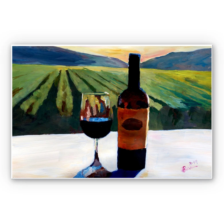 Wandbild Bleichner - Wein in Napa Valley 