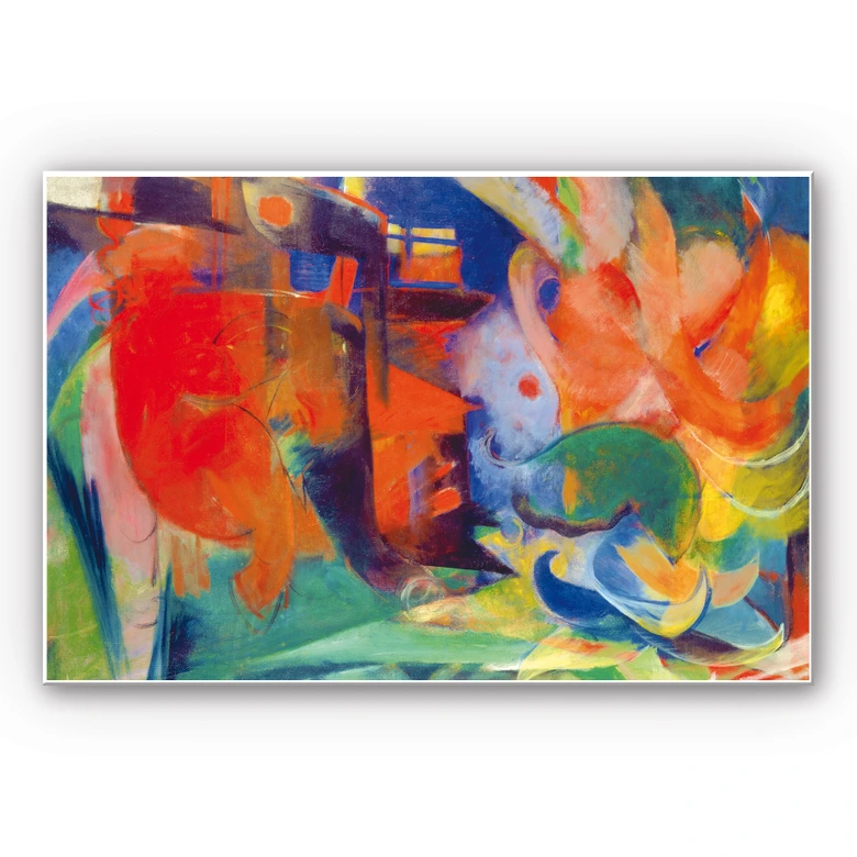 Wandbild Marc - Abstrakte Formen 