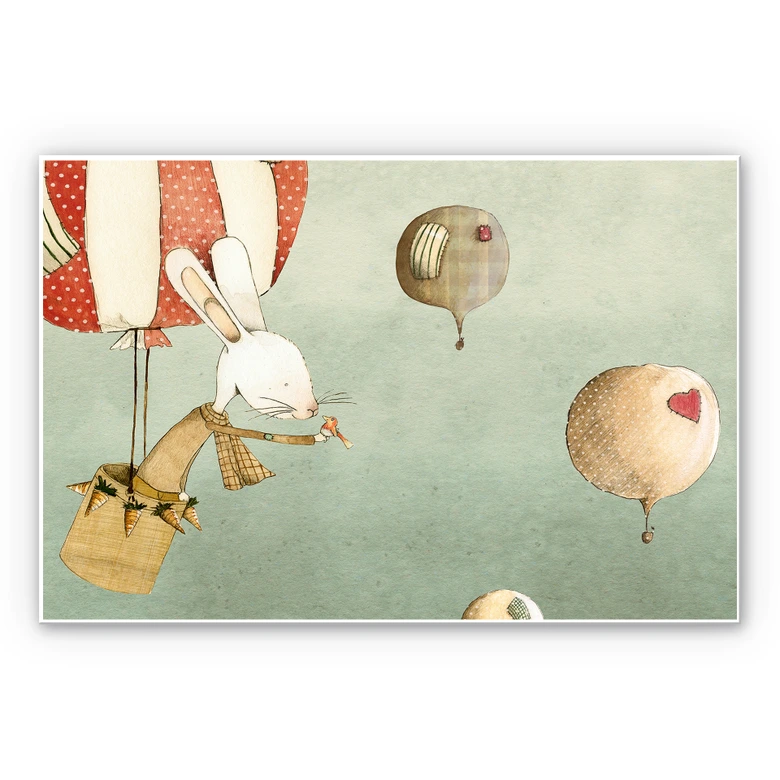 Wandbild Loske - Ballonfahrt 