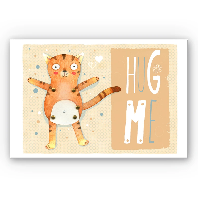 Wandbild Loske - Hug me 