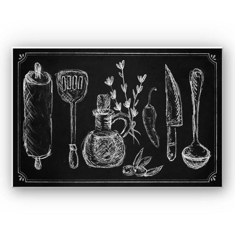 Wandbild Rustic Kitchen 