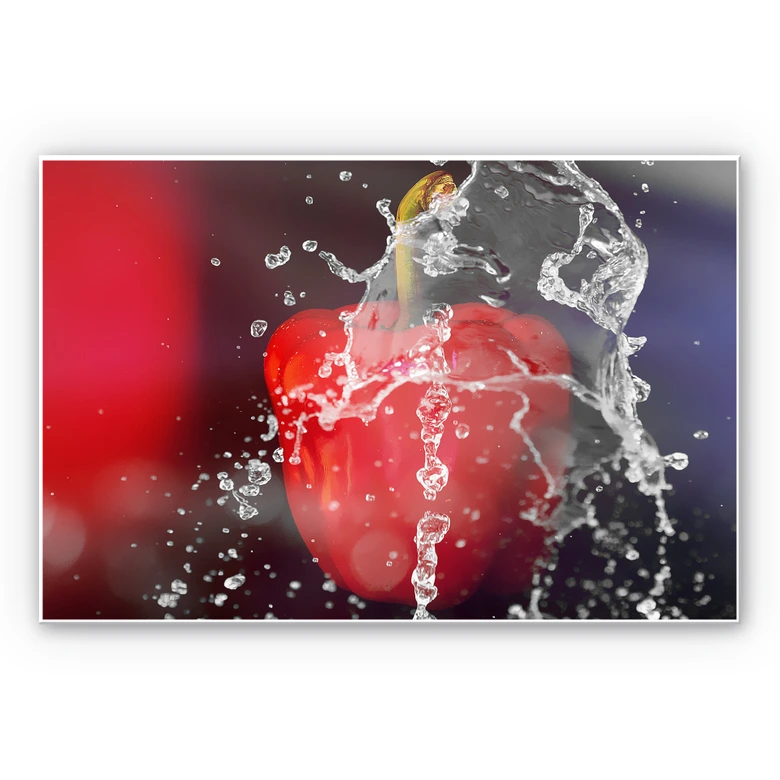 Wandbild Frische Paprika 