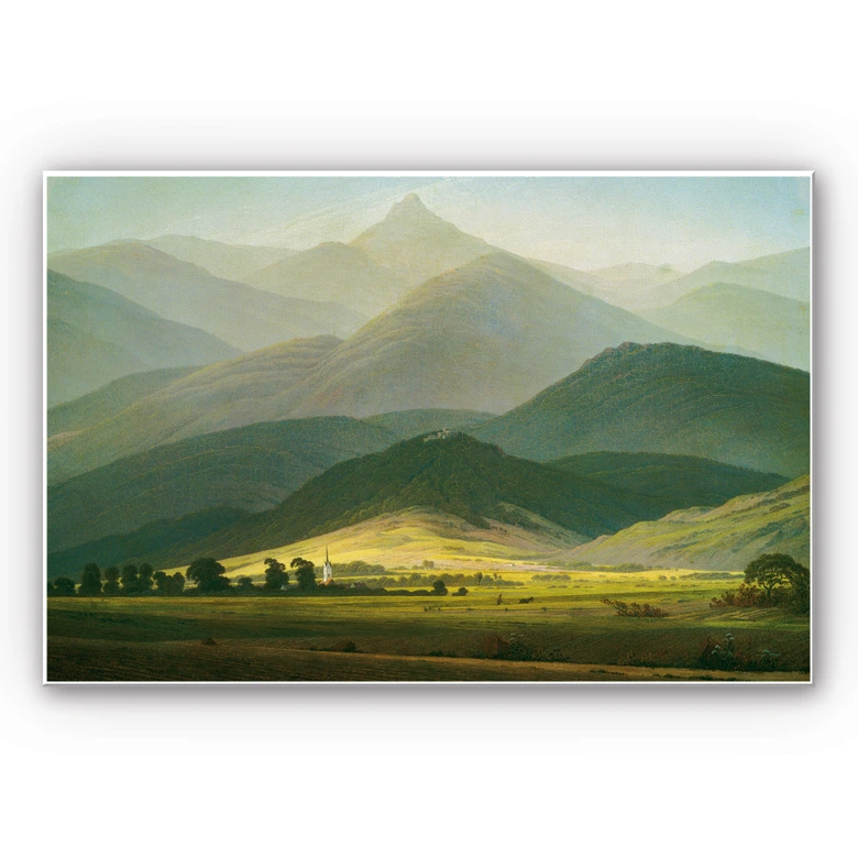 Wandbild Friedrich - Berglandschaft 
