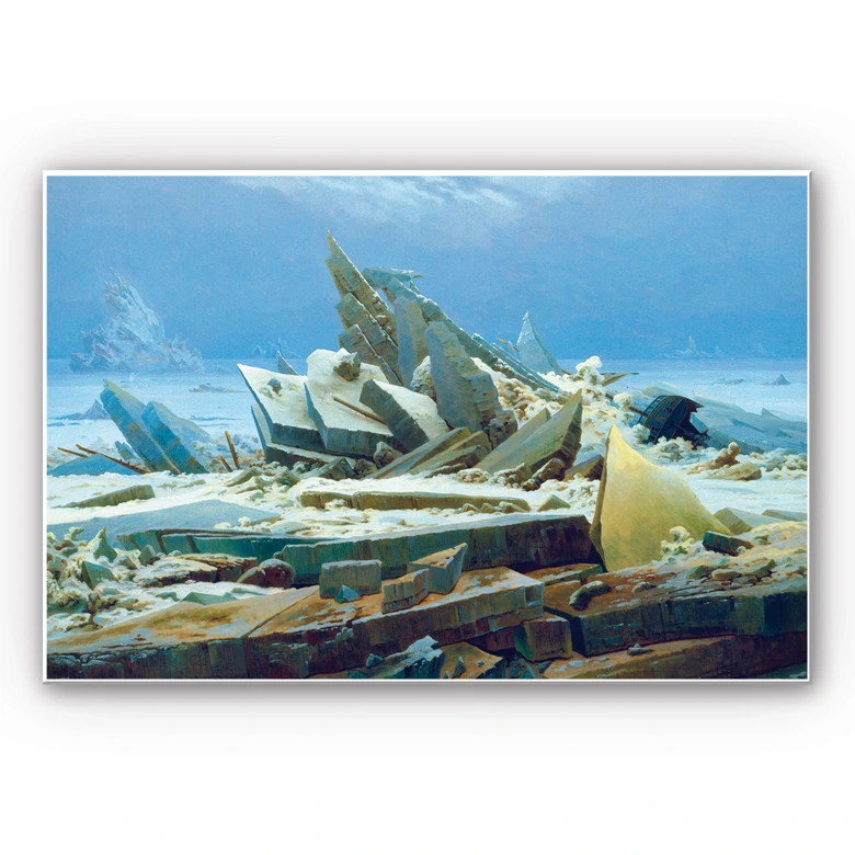 Wandbild Friedrich - Das Eismeer 