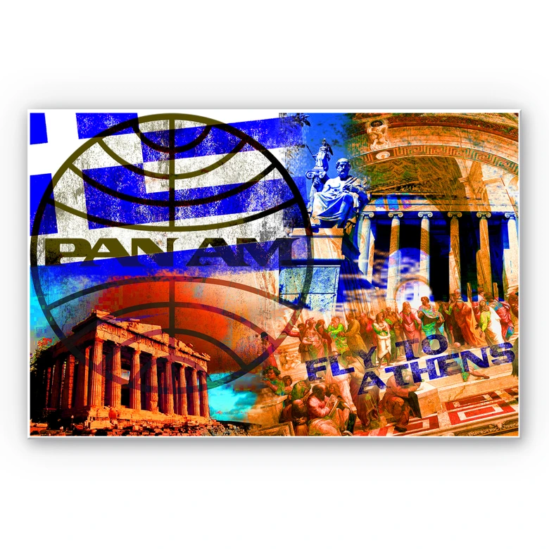 Wandbild PAN AM - Athen 